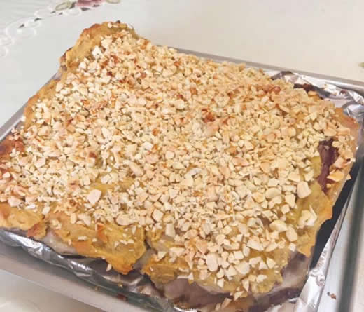 巴旦木碎原來(lái)還可以做菜，快來(lái)圍觀